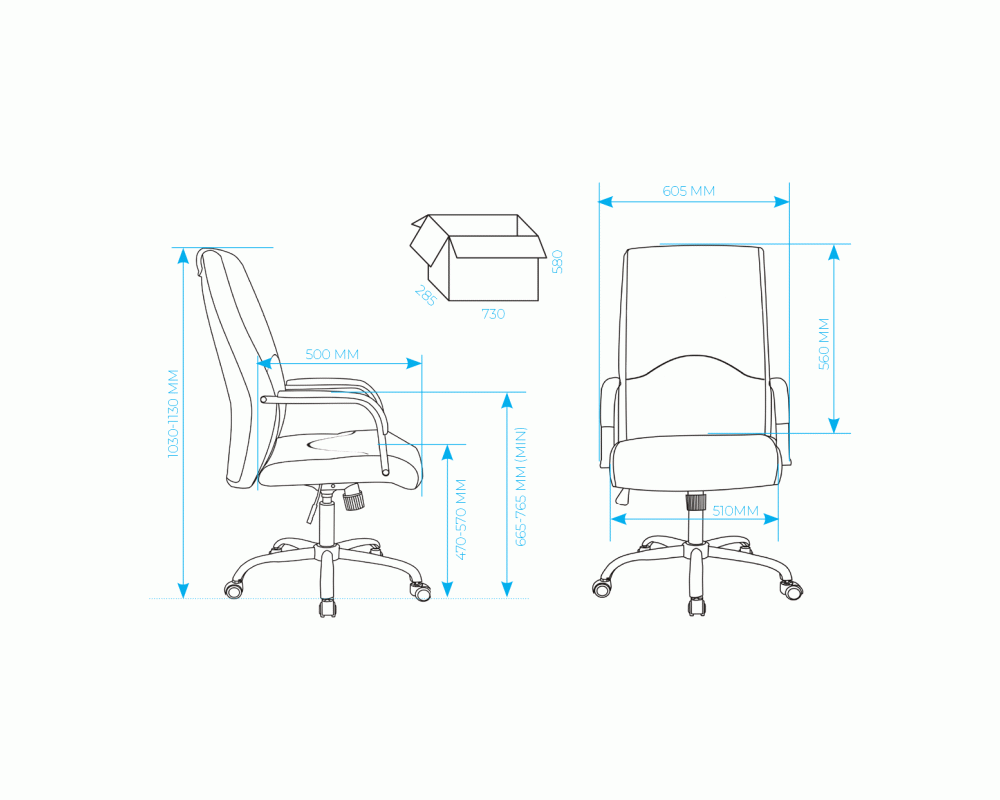 Кресло для руководителя AL 755
