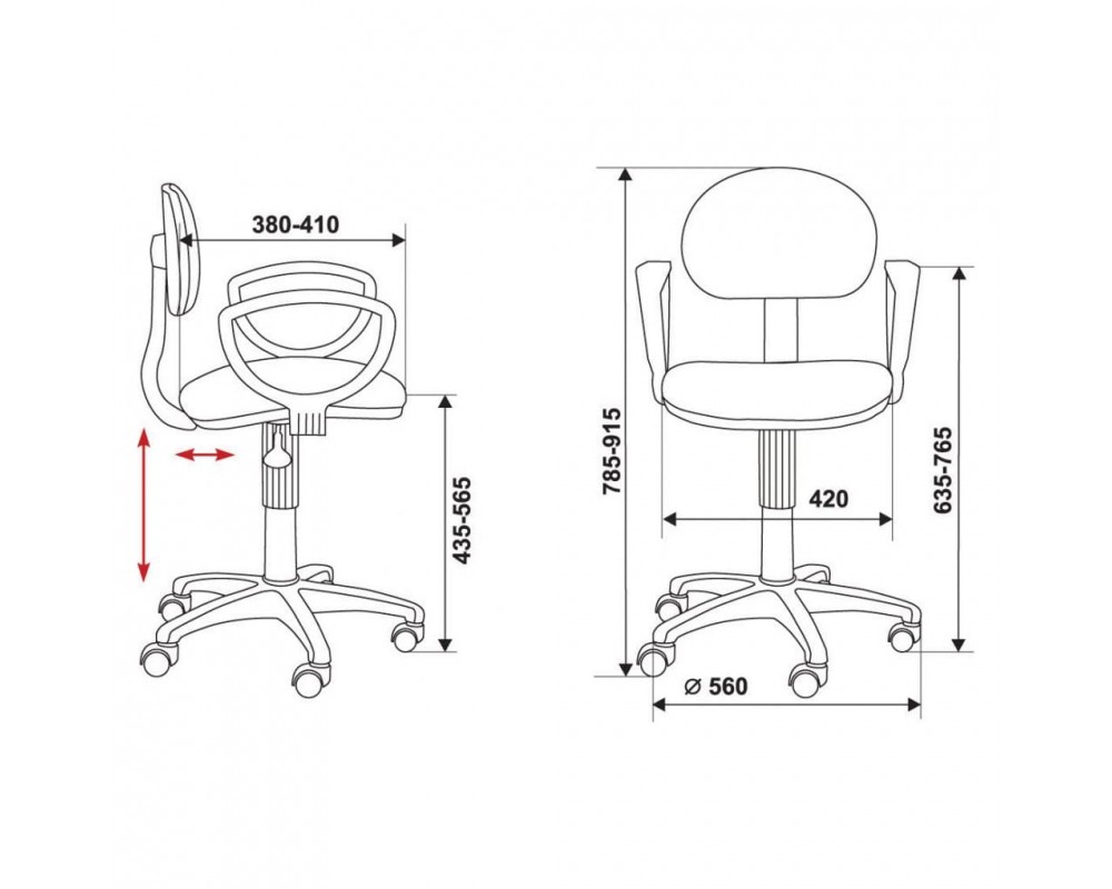 Кресло Бюрократ CH-213AXN