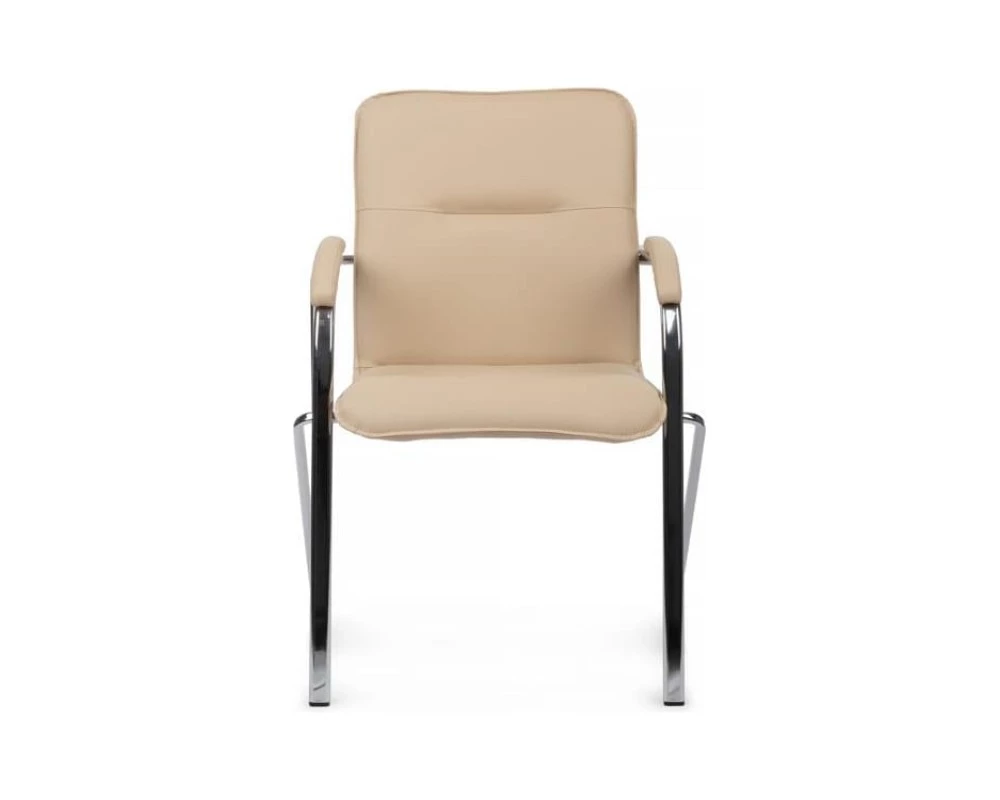 Стул Самба с мягкими подлокотниками SMB-01H Хром гальв.