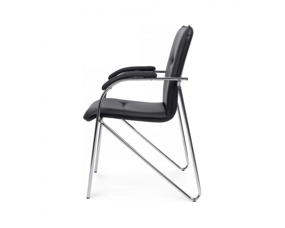 Стул Самба с мягкими подлокотниками SMB-01H Хром гальв.