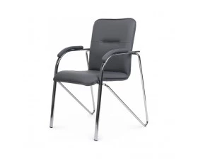 Стул Самба с мягкими подлокотниками SMB-01H Хром гальв. images