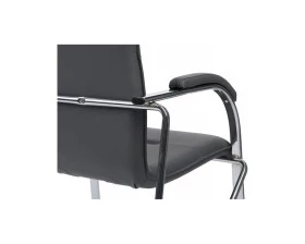 Стул Самба с мягкими подлокотниками SMB-01H Хром гальв. images