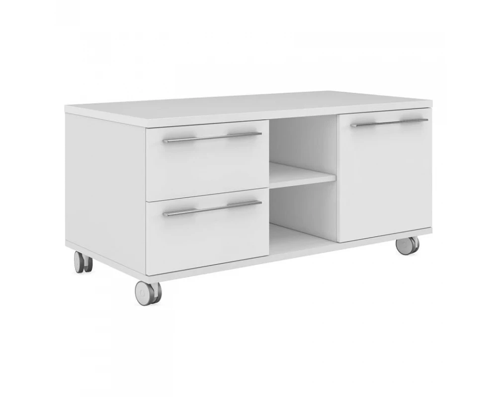 Тумба мобильная с 2 ящиками и правой дверью Emporio