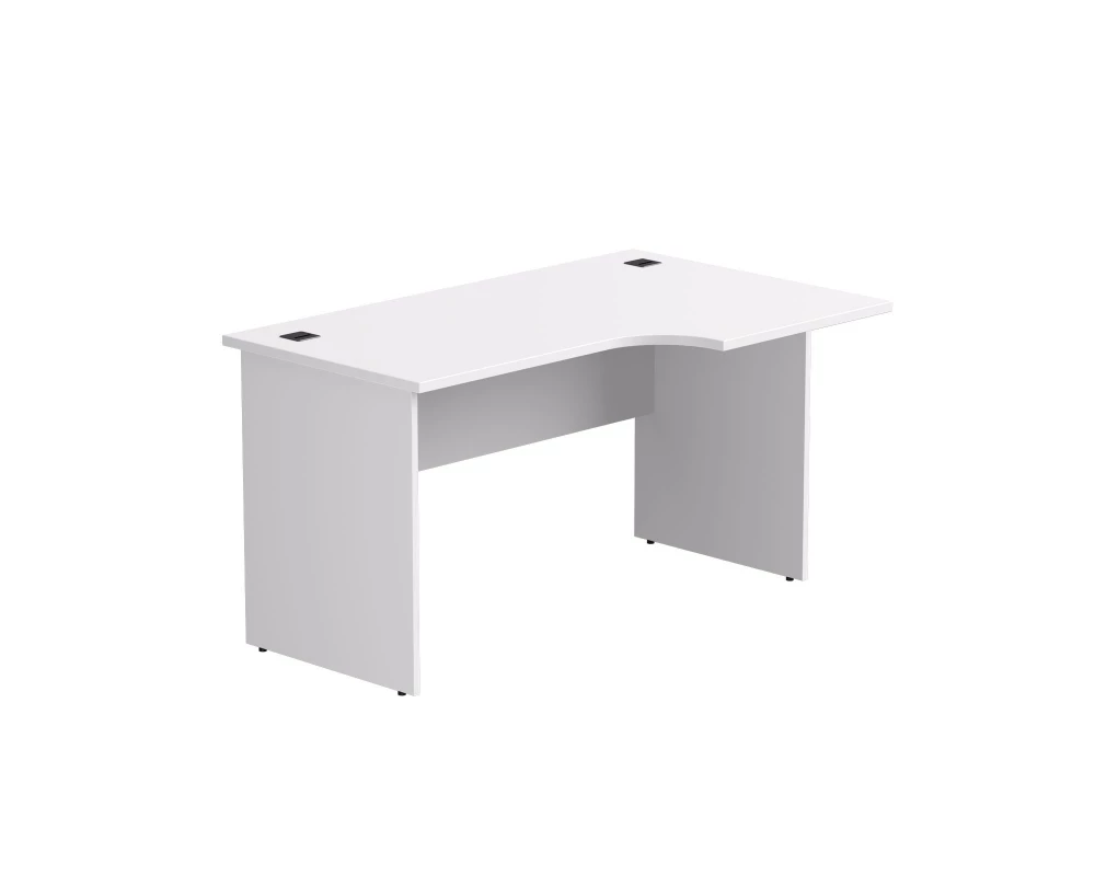 Стол эргономичный правый опоры ЛДСП 1380х670(870)x755 мм Everprof EVO Белый