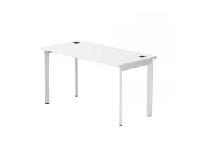 Стол прямой на металлокаркасе 1380х670х755 мм опоры 45гр Everprof EVO Белый/Белый images