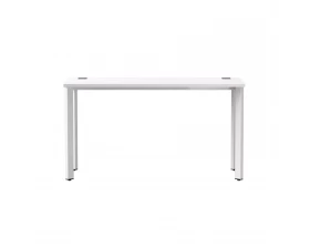 Стол прямой на металлокаркасе 1380х670х755 мм опоры 45гр Everprof EVO Белый/Белый images