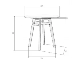Стол обеденный ALBERT'80 images