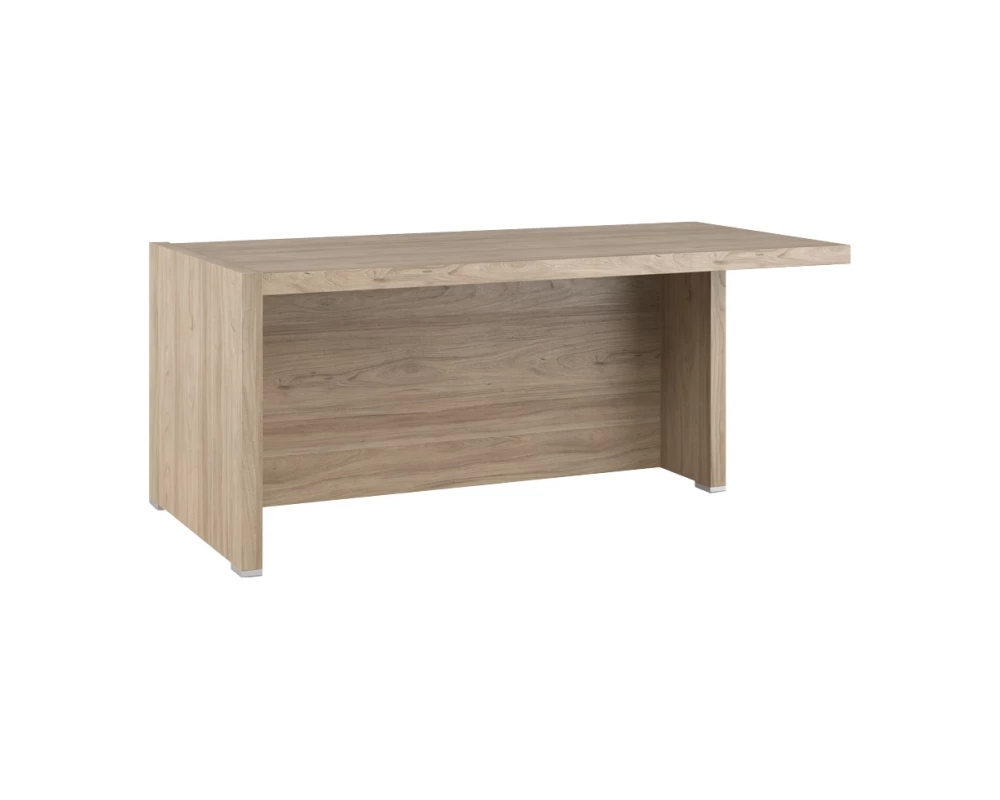 Стол письменный с асимметричными опорами, правый 180 Solid Вяз