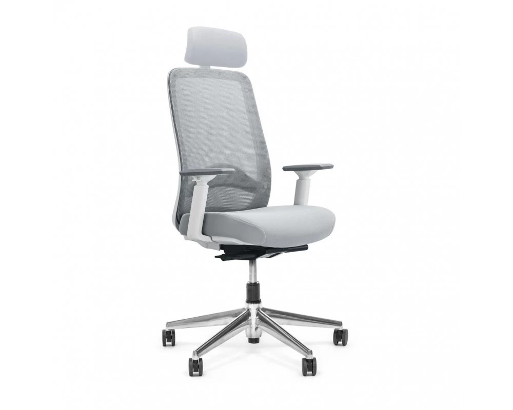 Кресло Carot ASW plus Сетка/Ткань, Серый