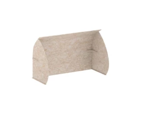 Кабина настольная скругленная на стол VE.KB2-118.8 1180x800x1000 AcustiX images