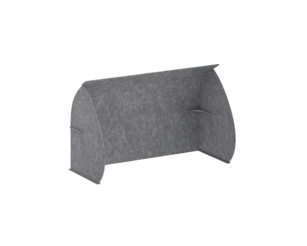 Кабина настольная скругленная на стол VE.KB2-1580.7 1580x700x1000 AcustiX