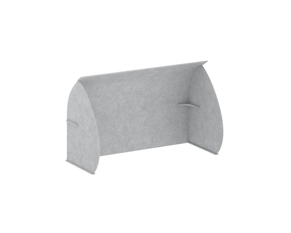 Кабина настольная скругленная на стол VE.KB2-1580.7 1580x700x1000 AcustiX