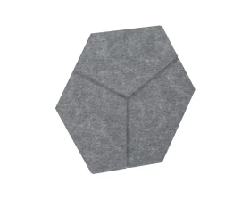 Настенная панель шестигранная (3 луча) VE.NP-6G3L-100 200x173x12 AcustiX images