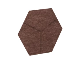 Настенная панель шестигранная (3 луча) VE.NP-6G3L-200 400x346x12 AcustiX images