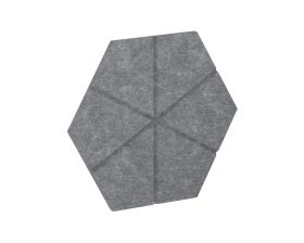 Настенная панель шестигранная (6 лучей) VE.NP-6G6L-100 200x173x12 AcustiX images