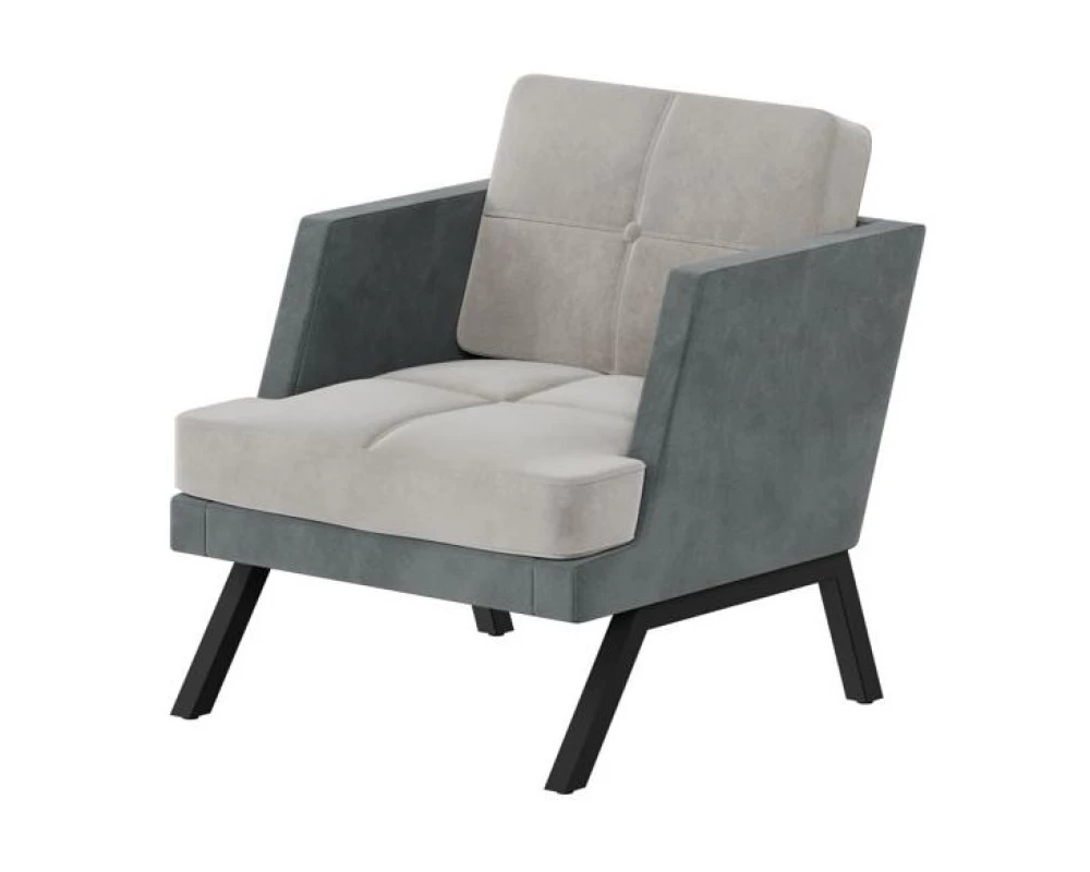 Кресло с декором из пуговиц Aldo