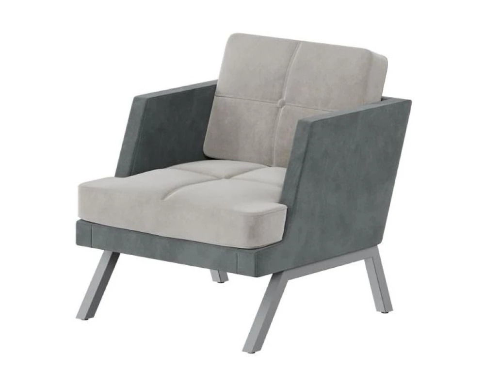 Кресло с декором из пуговиц Aldo