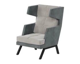 Кресло высокое с декором из пуговиц Aldo images