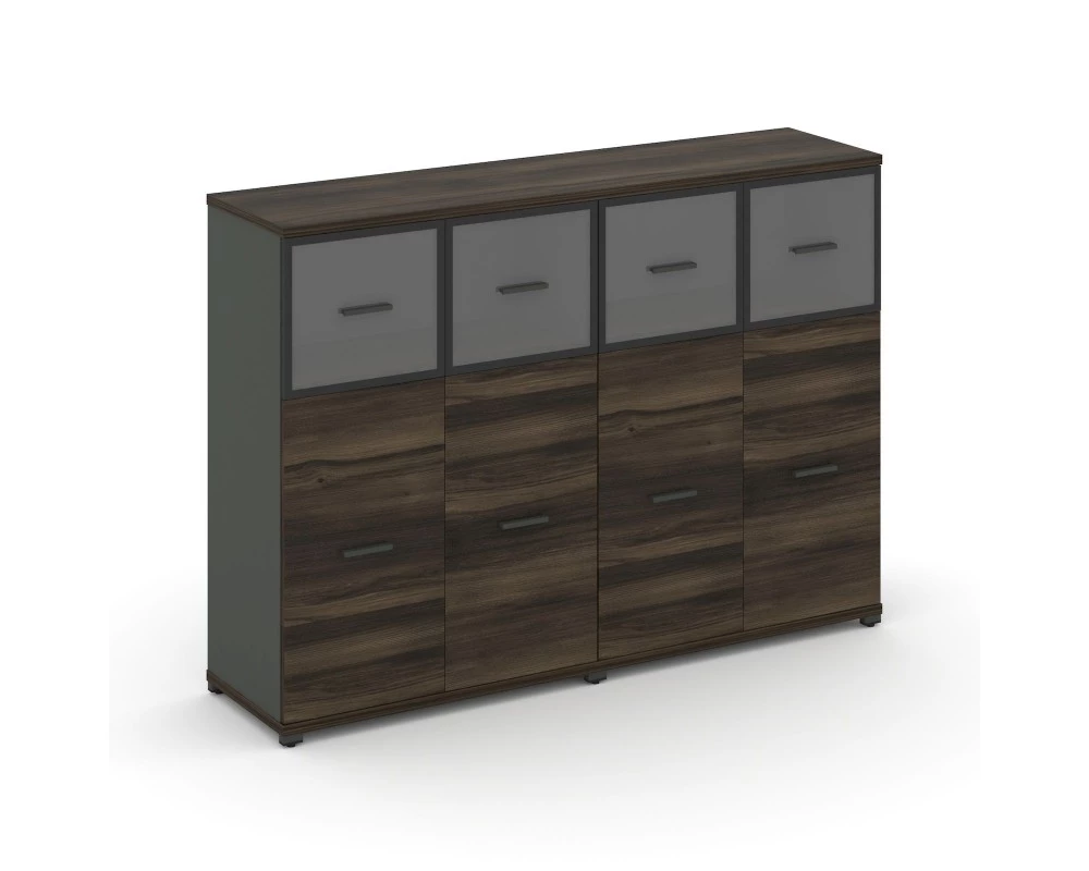 Шкаф 2 широкие секции, 3 ниши CN.STS-324 RPB A 1668x420x1186 Concept