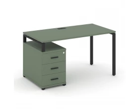 Стол письменный с 1 опорной тумбой CN.SP-301 B 980/1346x720x750 Concept images