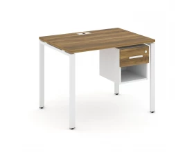 Стол рабочий с подвесной тумбой 1 открытой нишей и одним ящ. CN.SP-117 W 980x720x750 Concept images