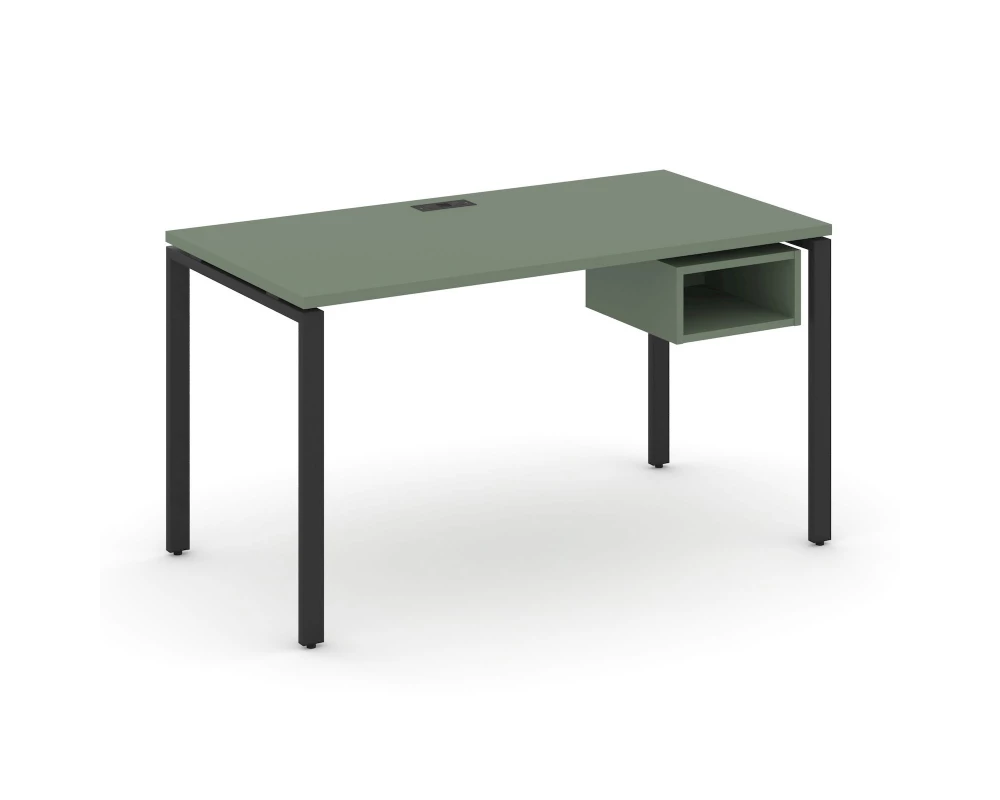 Стол рабочий с подвесной тумбой с 1 открытой нишей CN.SP-103 1380x720x750 Concept