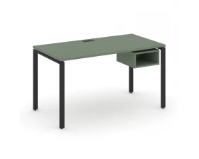 Стол рабочий с подвесной тумбой с 1 открытой нишей CN.SP-104 1580x720x750 Concept images