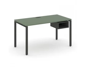 Стол рабочий с подвесной тумбой с 1 открытой нишей CN.SP-104 1580x720x750 Concept images