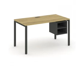 Стол рабочий с подвесной тумбой с 2 открытыми нишами CN.SP-106 1180x720x750 Concept images