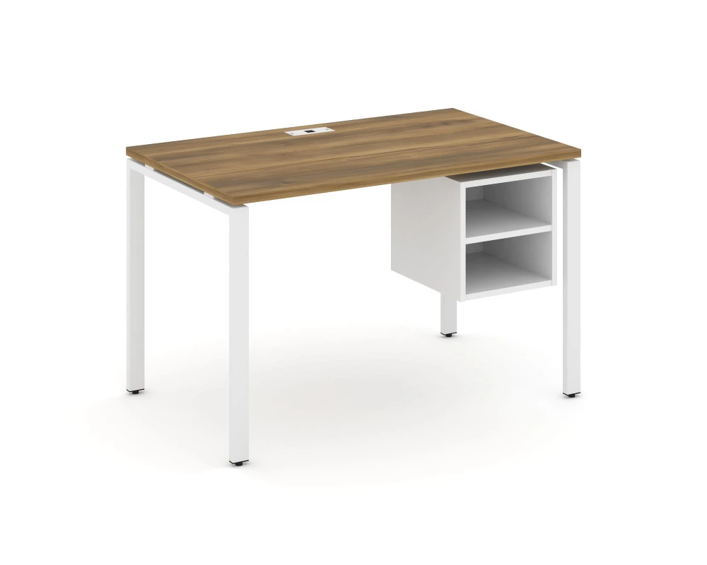 Стол рабочий с подвесной тумбой с 2 открытыми нишами CN.SP-106 1180x720x750 Concept