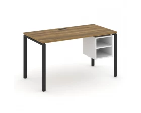 Стол рабочий с подвесной тумбой с 2 открытыми нишами CN.SP-107 1380x720x750 Concept images