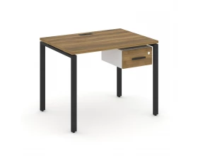 Стол рабочий с подвесной тумбой с одним ящ. CN.SP-109 W 980x720x750 Concept images