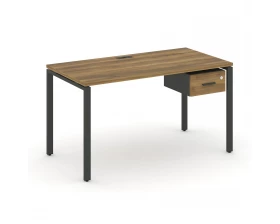 Стол рабочий с подвесной тумбой с одним ящ. CN.SP-109 W 980x720x750 Concept images