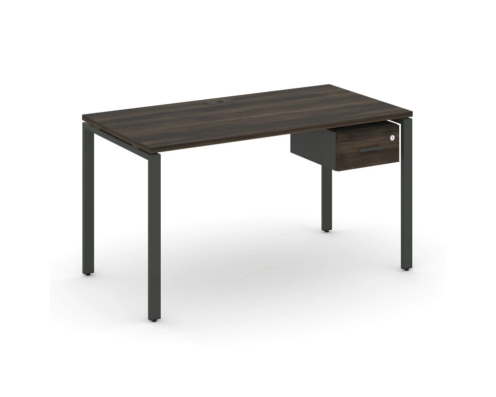Стол рабочий с подвесной тумбой с одним ящ. CN.SP-109 W 980x720x750 Concept