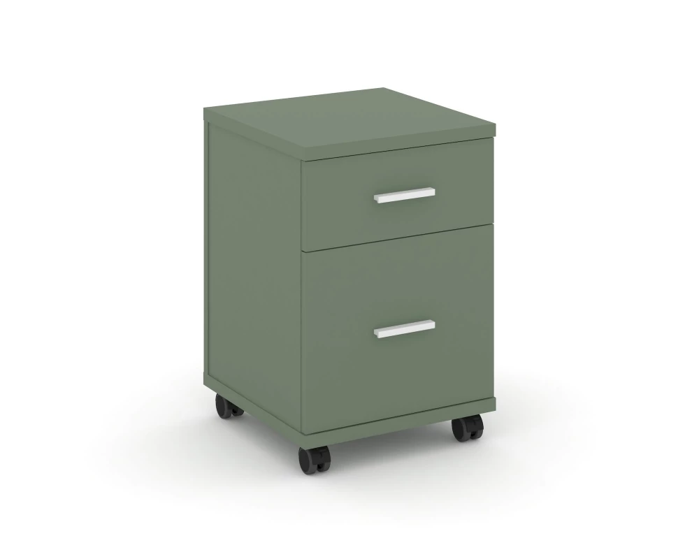 Тумба мобильная 1 ящ. 1 распаш. фасад CN.TUM-009 W 420x420x615 Concept