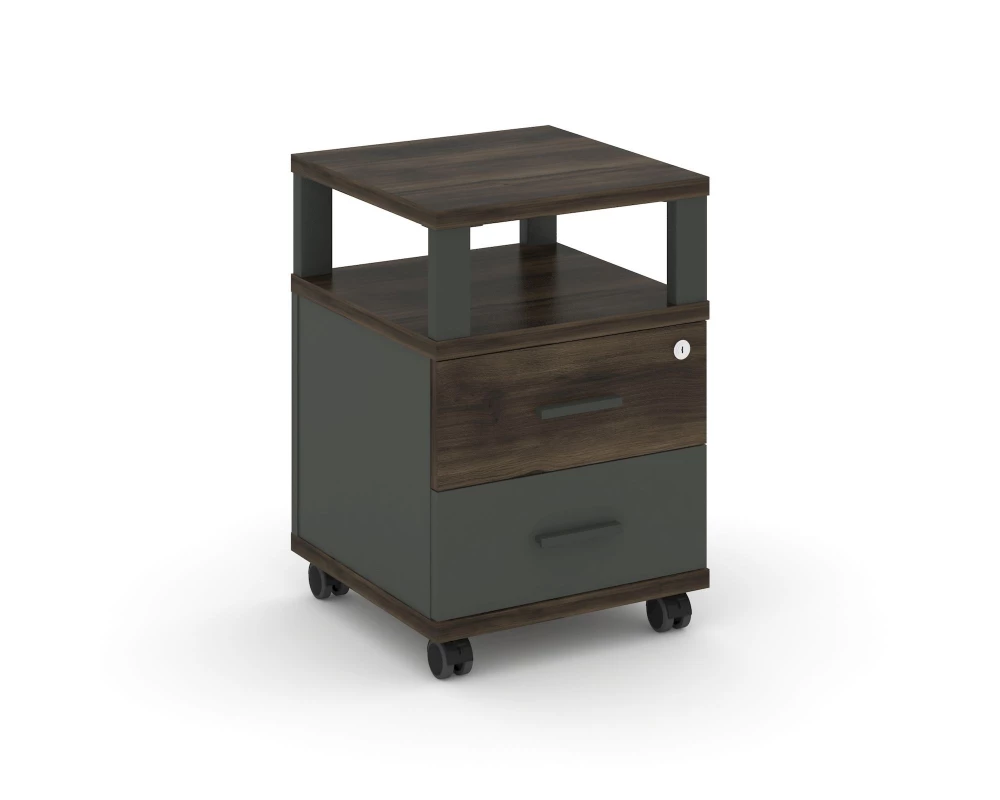 Тумба мобильная 2 ящ. с надставкой CN.TUM-002 A 420x420x615 Concept
