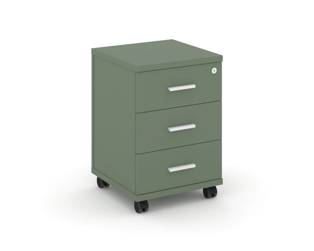Тумба мобильная 3 ящ. CN.TUM-003 W 420x420x615 Concept