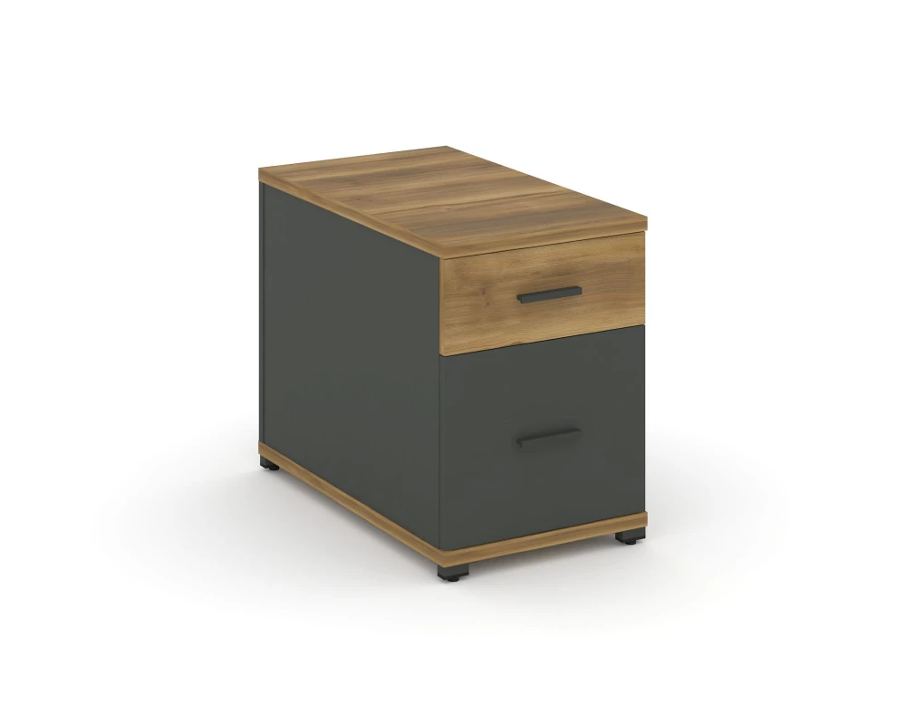 Тумба опорная/приставная 1 ящ. 1 распаш. фасад CN.TGO-004 A 420x720x583 Concept