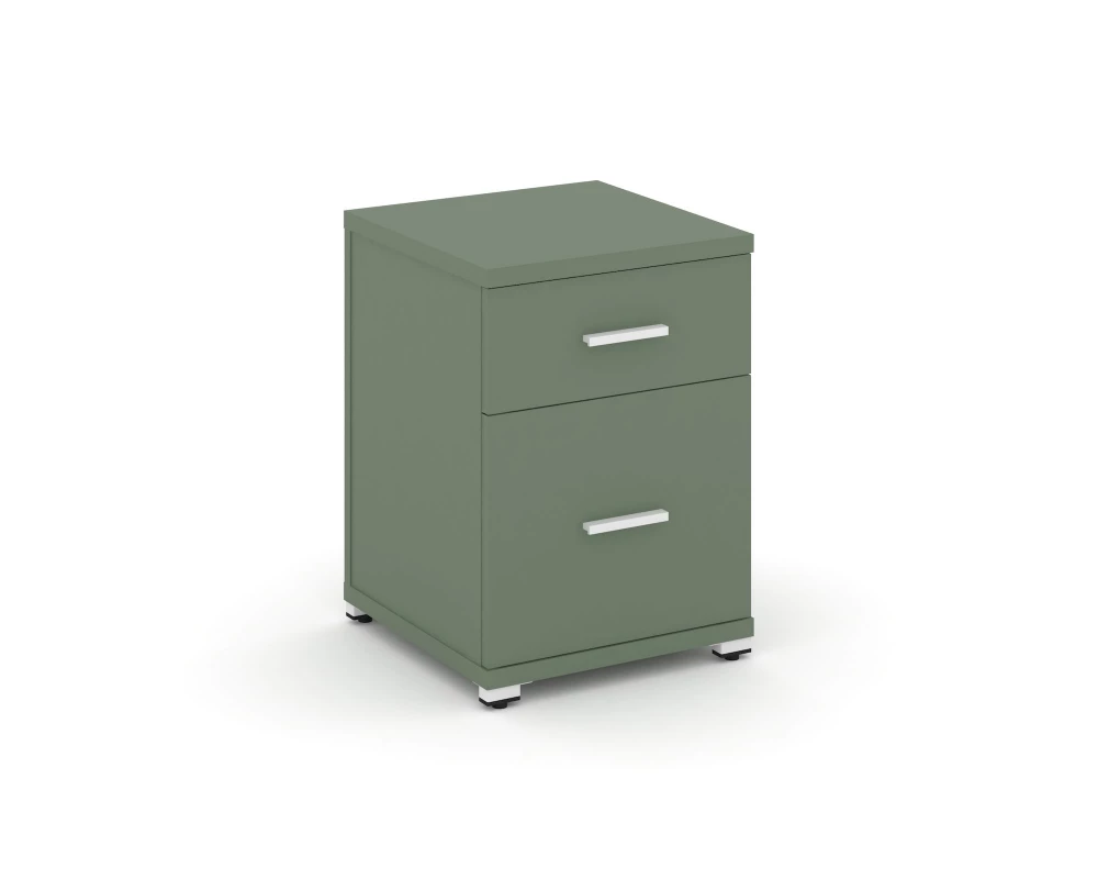 Тумба опорная/приставная 1 ящ. 1 распаш. фасад CN.TUO-004 W 420x420x583 Concept