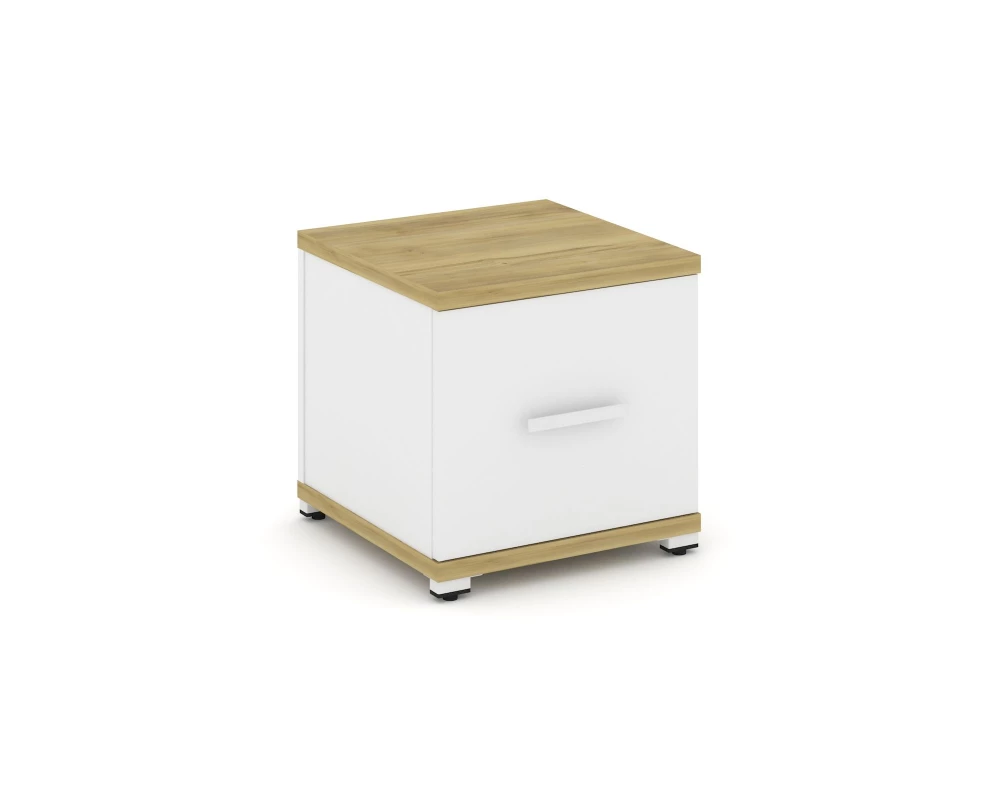 Тумба приставная 1 распаш. фасад CN.TUP-004 W 420x420x416 Concept