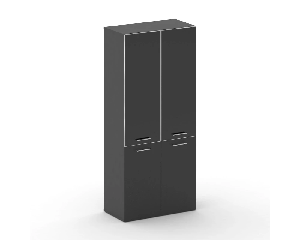 Шкаф широкий высокий CRF.ST-101 black Феникс Cross