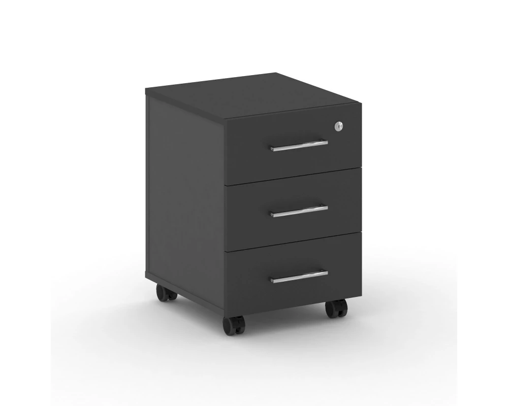 Тумба мобильная (открывание за ручки) CRU.TM-2 Ультраматт Cross