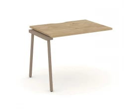 Наборный элемент рабочей станциии с вырезом на плоскоовальной трубе 98x73x75 Estetica images