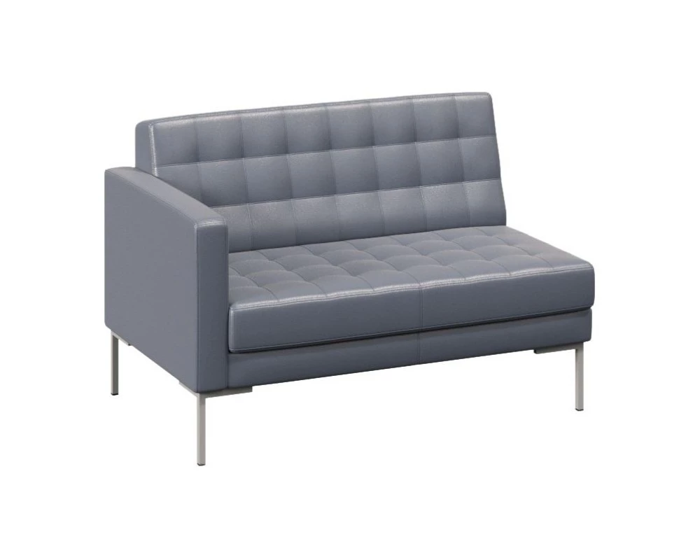 Секция с подлокотником двухместная левая Forest