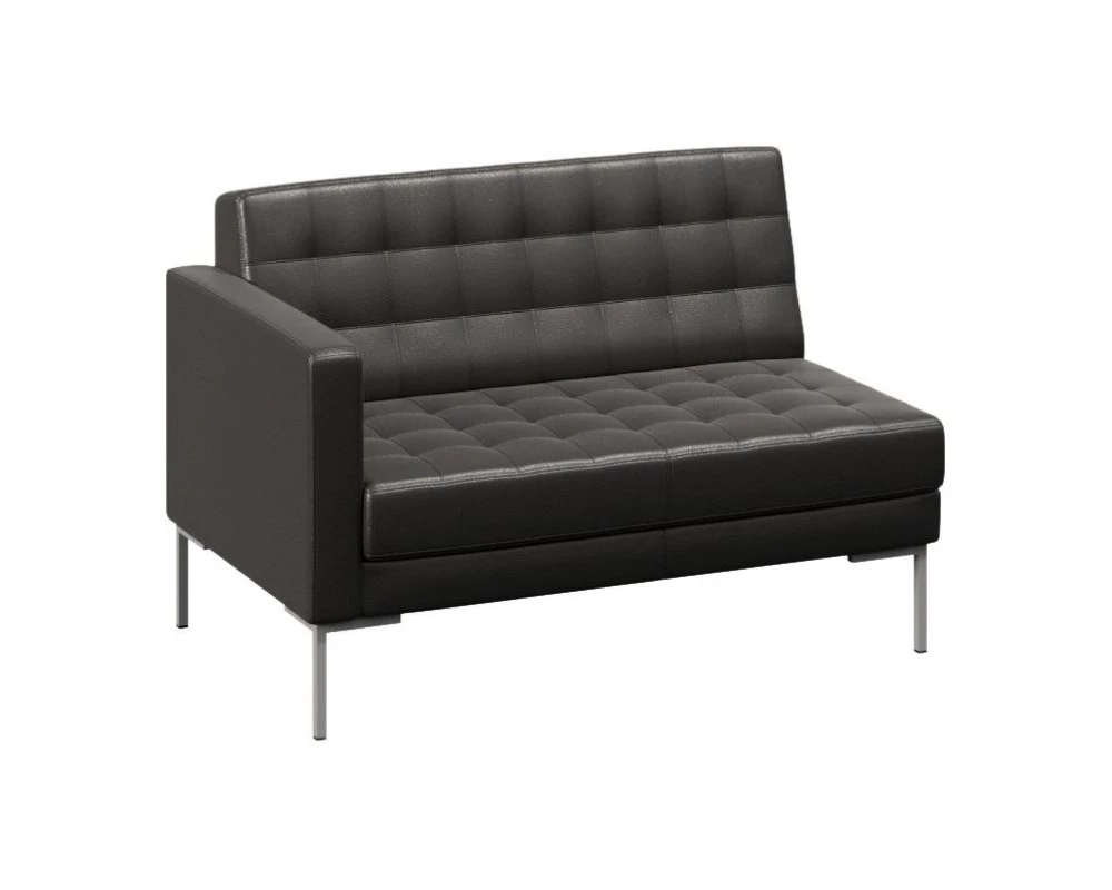 Секция с подлокотником двухместная левая Forest