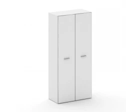 Шкаф широкий высокий стекл. дверь 896x460x2000 Fresco images