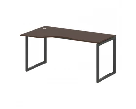 Стол криволинейный левый на О-образном м/к 1600x900x750 Metal System Quattro 4x4 images