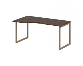 Стол криволинейный левый на О-образном м/к 1600x900x750 Metal System Quattro 4x4 images