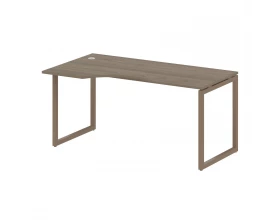 Стол криволинейный левый на О-образном м/к 1600x900x750 Metal System Quattro 4x4 images