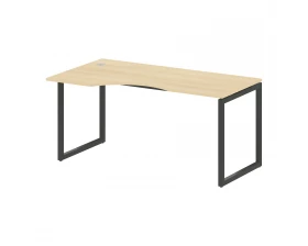 Стол криволинейный левый на О-образном м/к 1600x900x750 Metal System Quattro 4x4 images